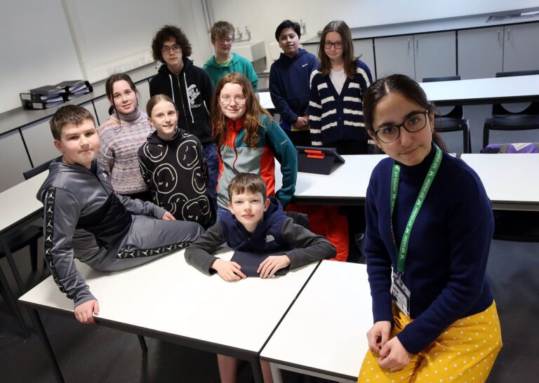 children in classroom